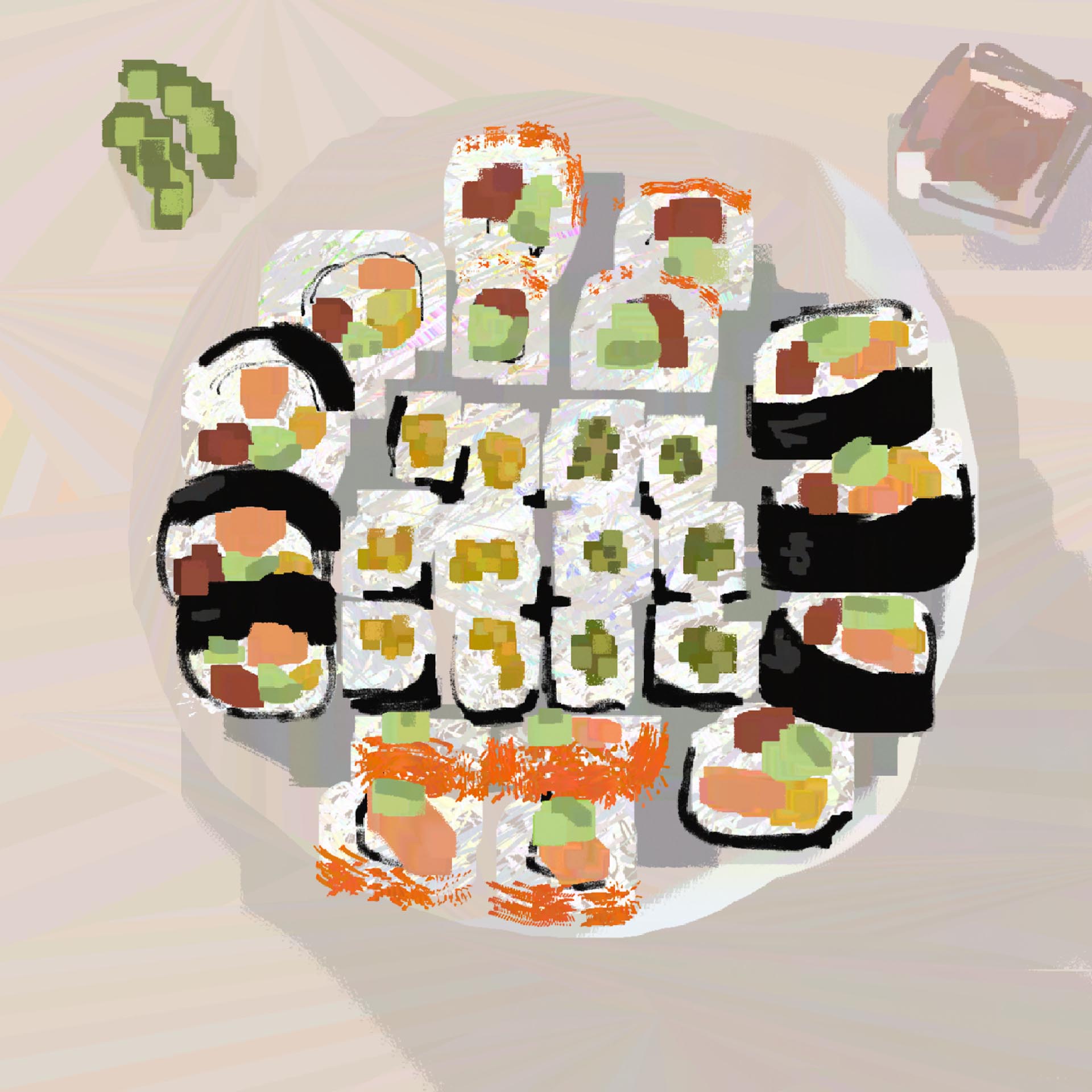 Sushi for 3